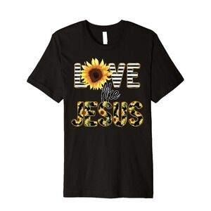 Love Like Jesus Sunflowers M T-Shirt (1482)